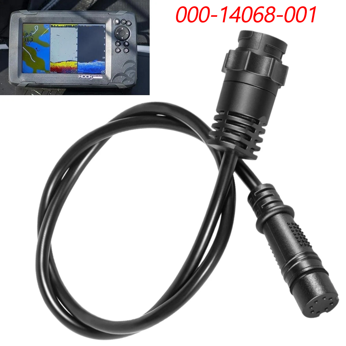 Fish Finder Lowrance Hook - Cable Adaptador de Transductor de 7