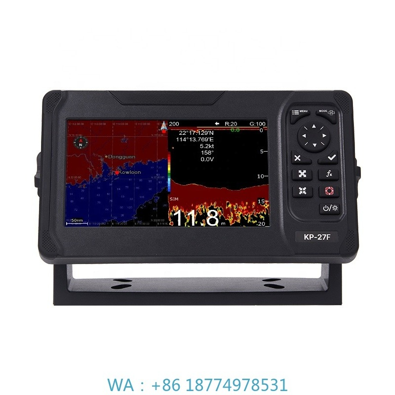 Fish Finder Sonar Gps 7 Inch - Pescado con navegador Fish Echo SounderKP-27F