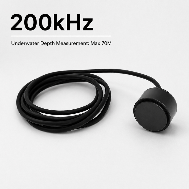 Fish Finder Transducer 200Khz - Transductor Ultrasónico de 200kHz, Sensor de