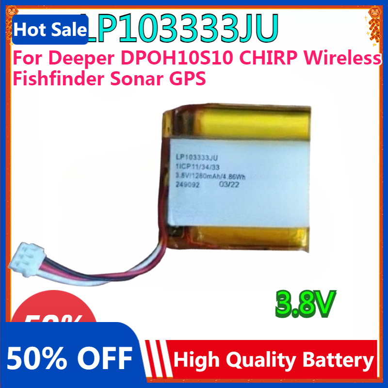 Chirp Sonar Fish Finder - Batería de Repuesto de Alta Calidad