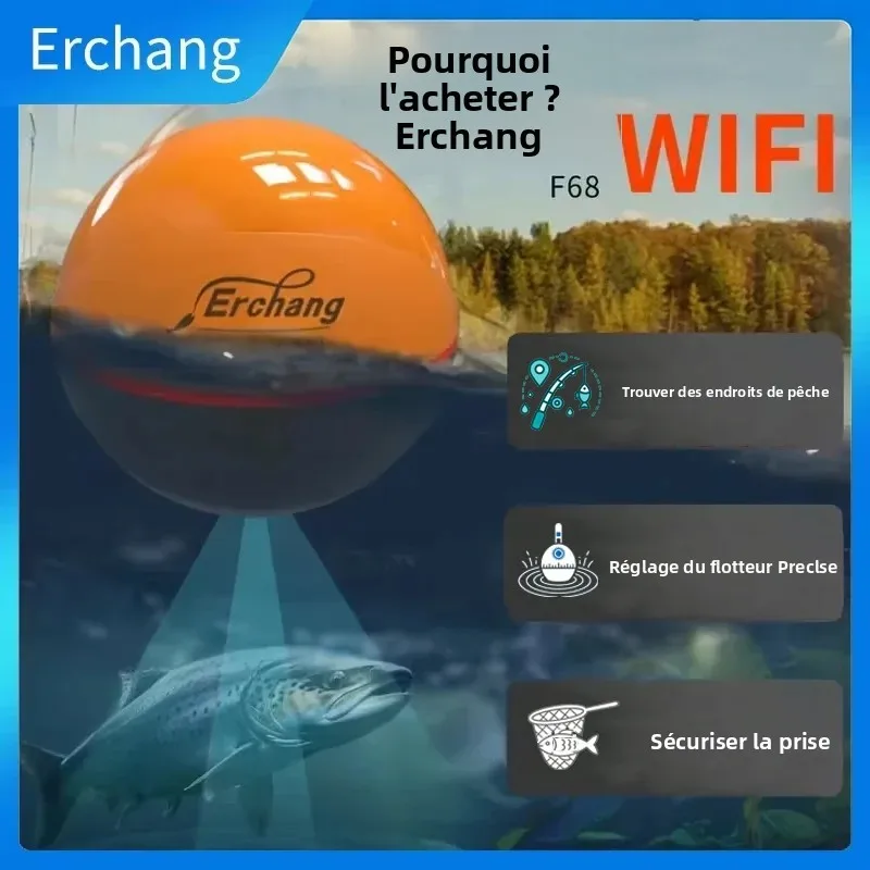 Fish Finder Kayak Portable - Erchang F68, buscador de peces con