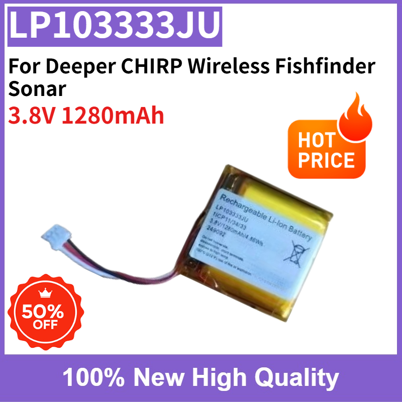 Chirp Sonar Fish Finder - Nueva batería de alta capacidad, reemplazable,