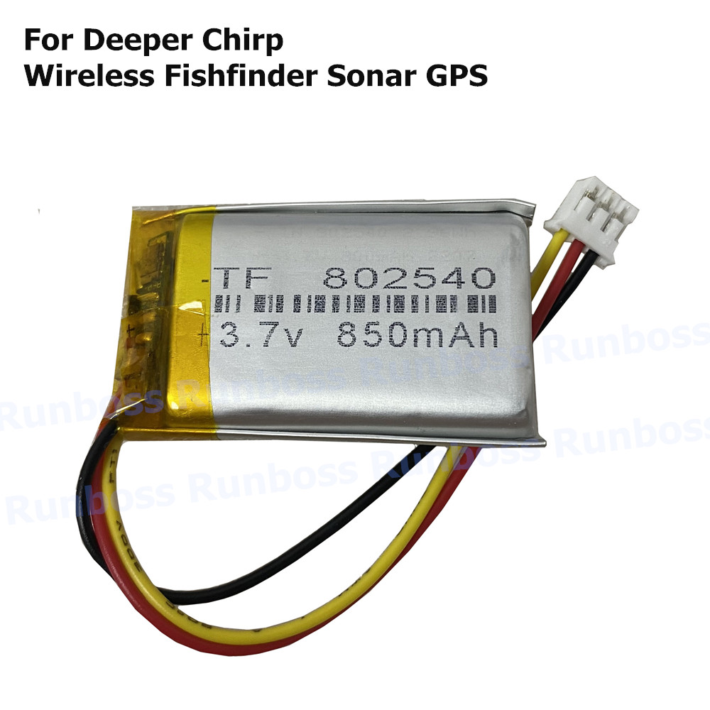 Chirp Sonar Fish Finder - Nueva batería de polímero de litio