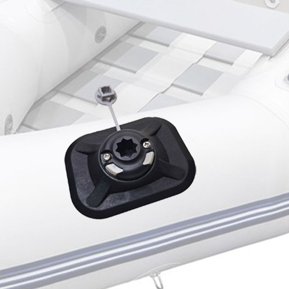 Fish Finder Transducer Mount - Soporte de PVC inflable para caña