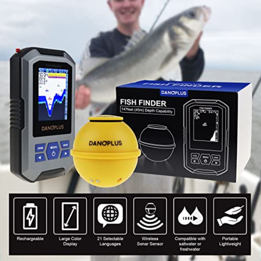 Buscador de peces portátil par - Fish Finder Castable Wireless reseña y precio