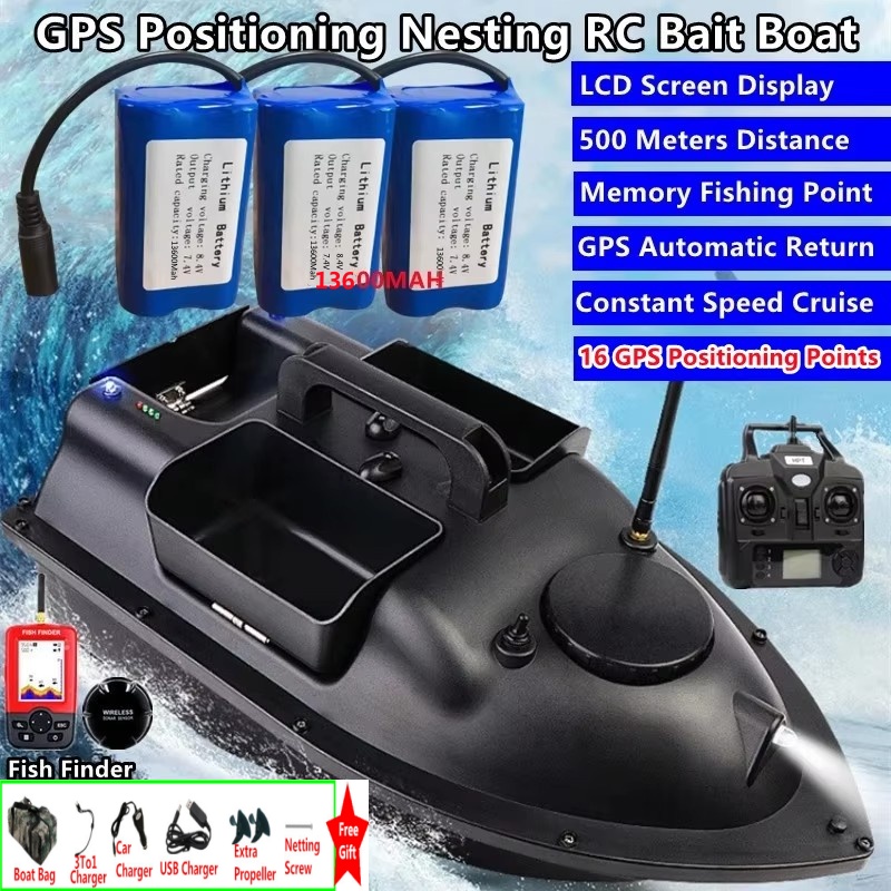 Barco Cebador RC Sonar Finder  - Chirp Sonar Fish Finder reseña y precio