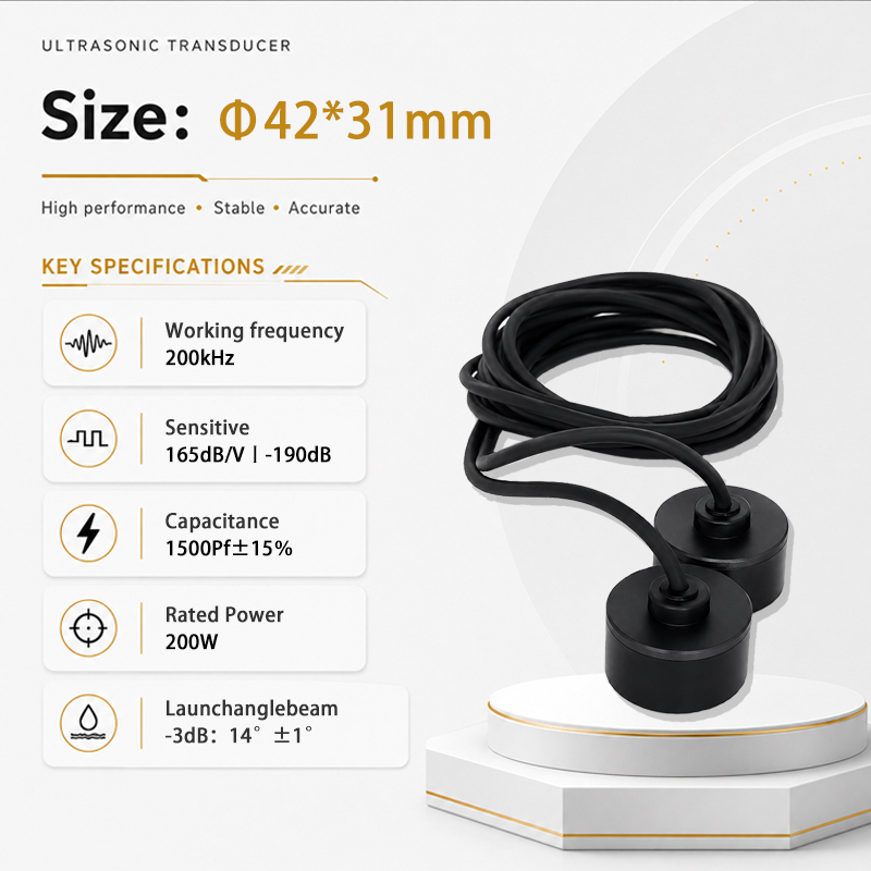 Transductor Ultrasónico de 200 - Fish Finder Transducer 200Khz reseña y precio