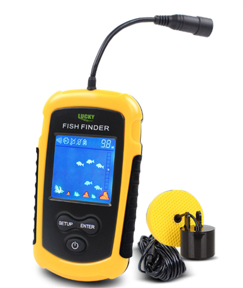 Sonda de pesca con alarma, son - Fish Finder Transducer 200Khz reseña y precio