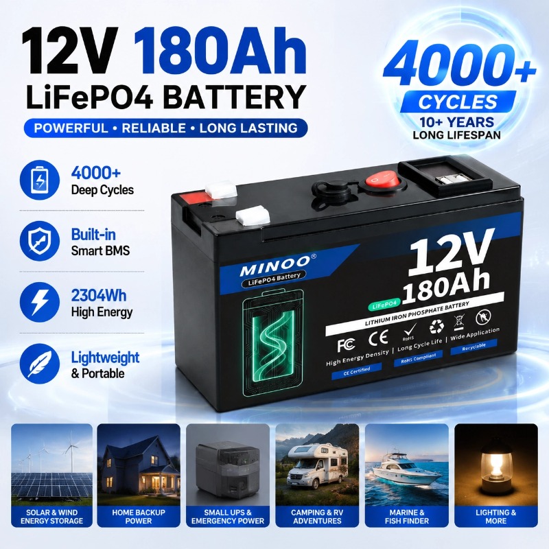 Batería solar LiFePO4 de 12V 1 - Fish Finder Battery 12V reseña y precio