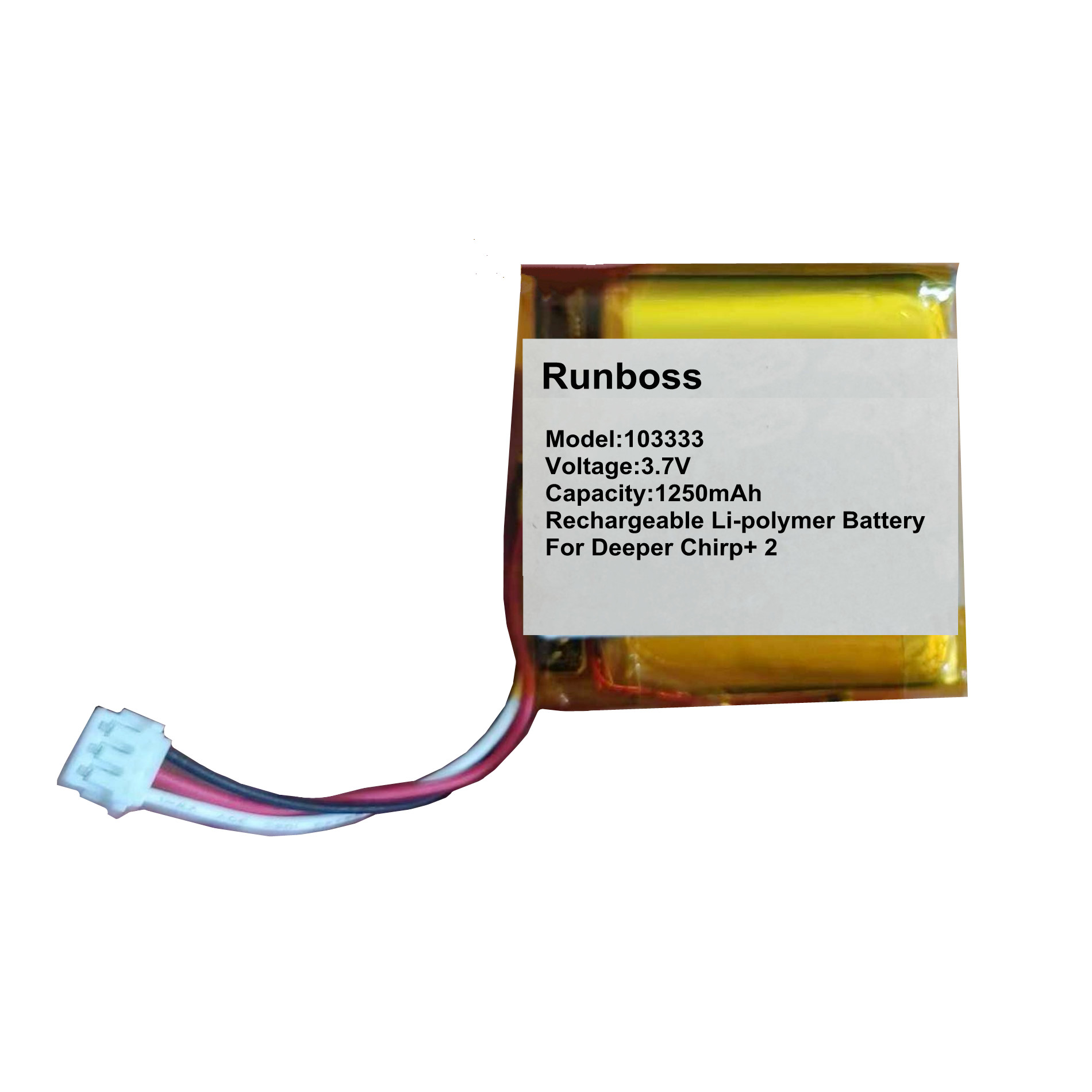 Nueva batería de 3,7 V 1250mAh - Chirp Sonar Fish Finder reseña y precio