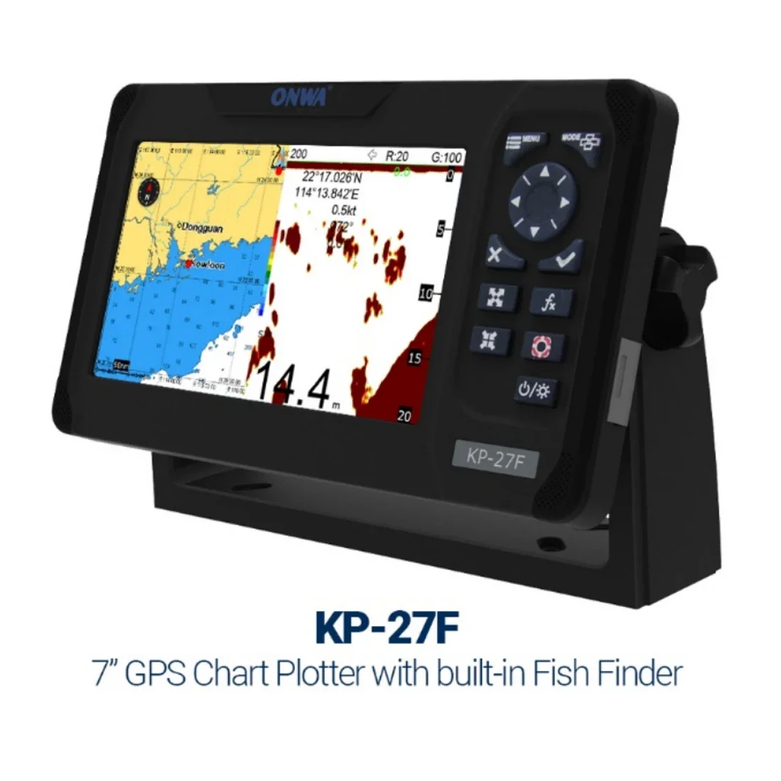 Plotter de gráficos GPS marino - Fish Finder Sonar Gps 7 Inch reseña y precio