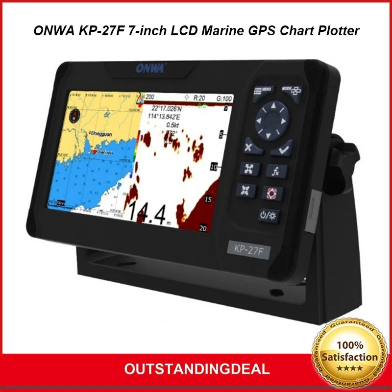 KP-27F Plotter de gráficos GPS - Fish Finder Sonar Gps 7 Inch reseña y precio