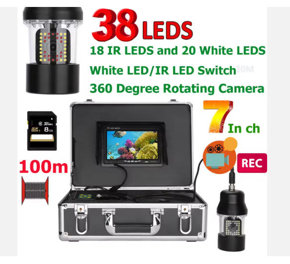 Vídeo de pesca para peces, 38  - Fish Finder Sonar Gps 7 Inch reseña y precio