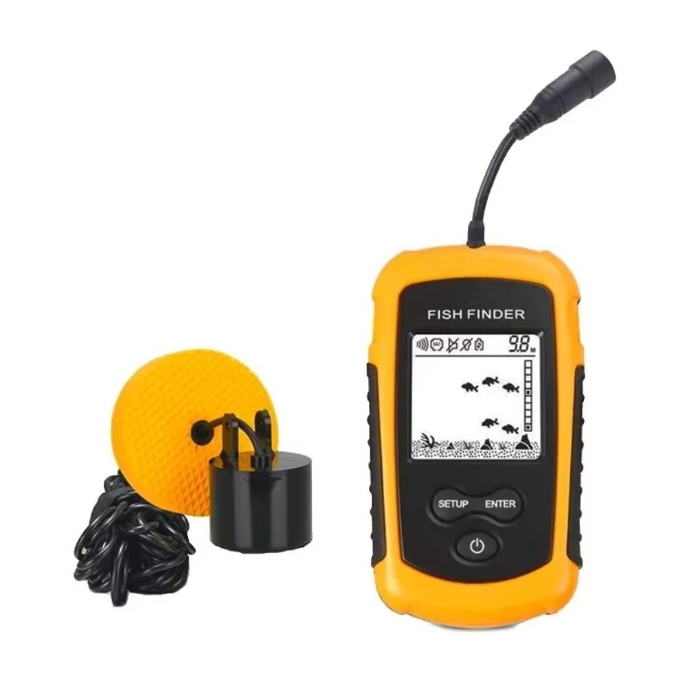 Buscador de peces portátil con - Fish Finder Castable Wireless reseña y precio