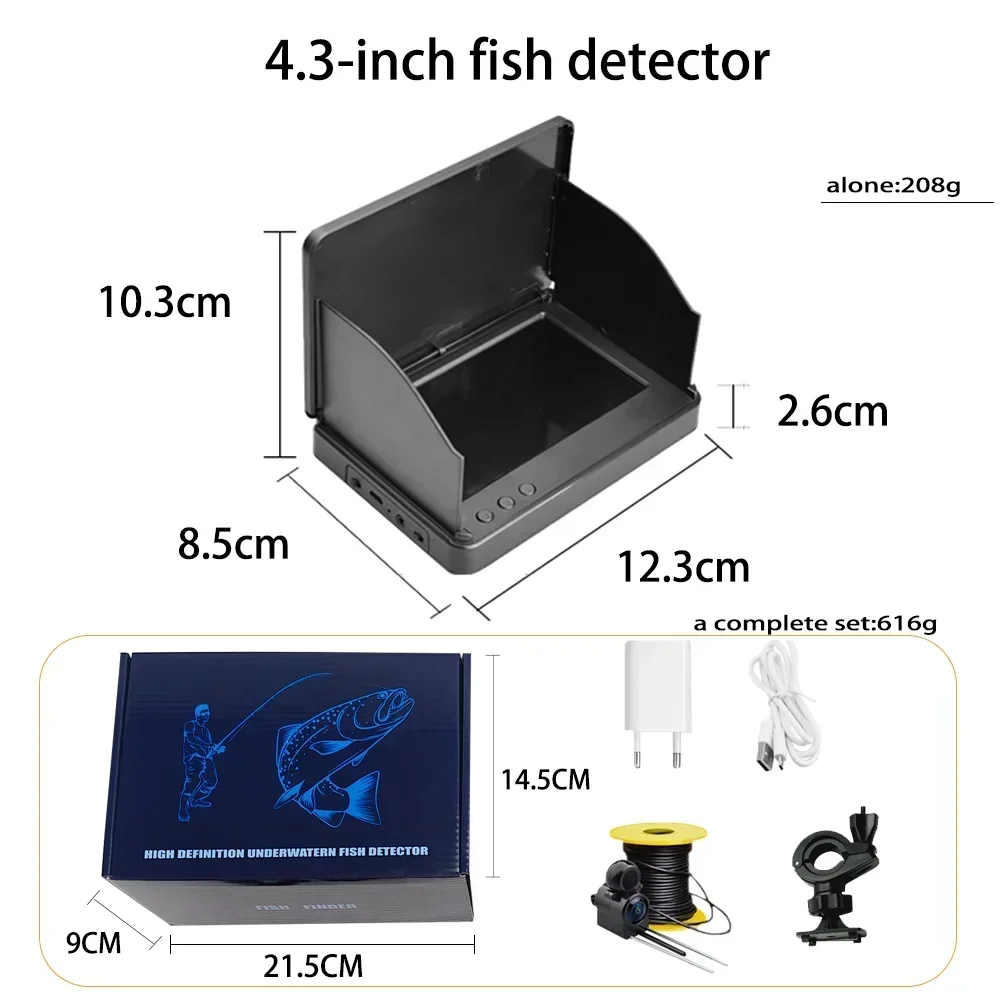 YS43A Detector de peces de 4,3 - Fish Finder Ice Fishing reseña y precio