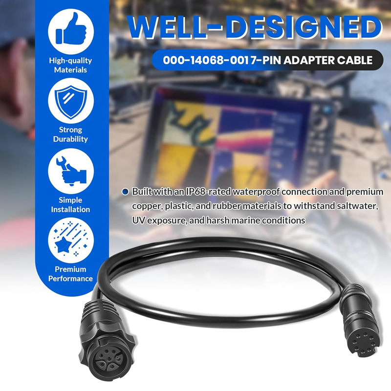 Cable Adaptador de 25 Pulgadas - Fish Finder Lowrance Hook reseña y precio