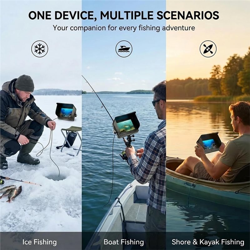 A07T-Cámara de Pesca Subacuáti - Fish Finder Kayak Portable reseña y precio