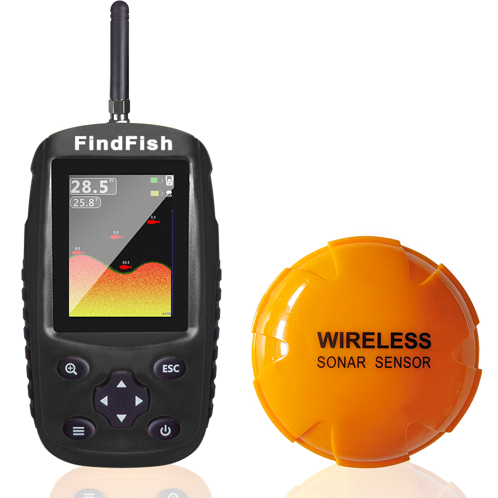 Nuevo buscador de peces con so - Chirp Sonar Fish Finder reseña y precio