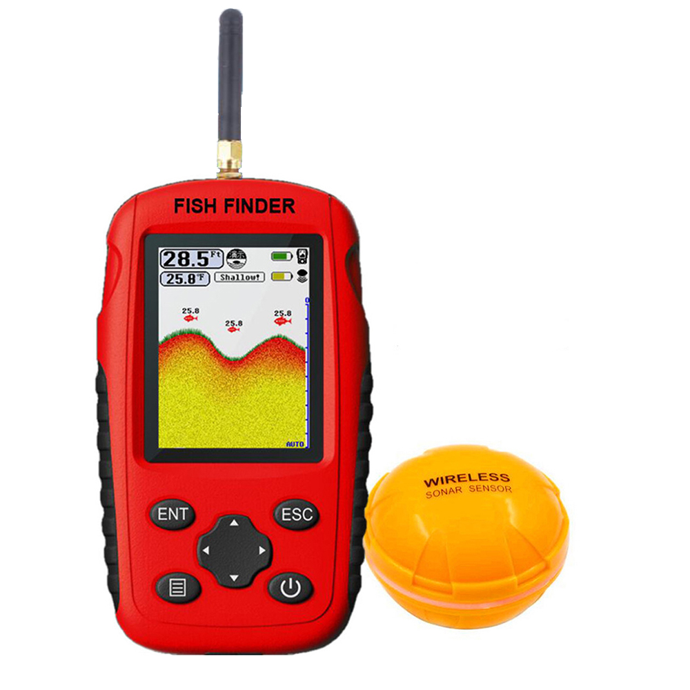 Nuevo buscador de peces con so - Chirp Sonar Fish Finder reseña y precio