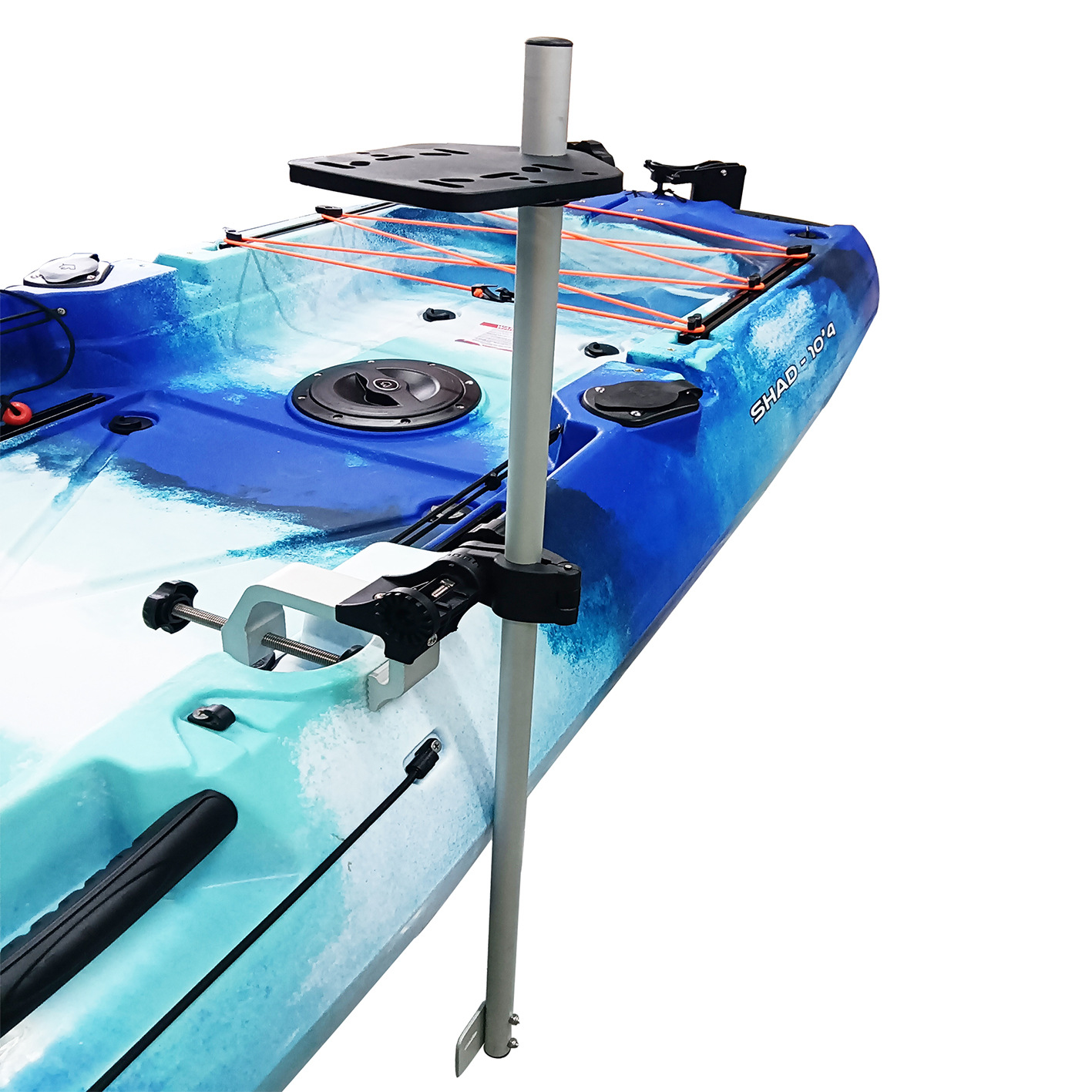Soporte Universal de Aluminio  - Fish Finder Transducer Mount reseña y precio