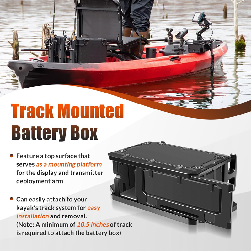 Caja de batería montada en pis - Fish Finder Transducer Mount reseña y precio