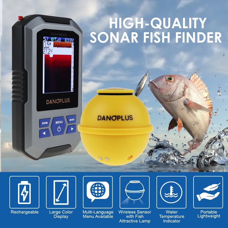 Buscador de Peces Inalámbrico  - Fish Finder Kayak Portable reseña y precio