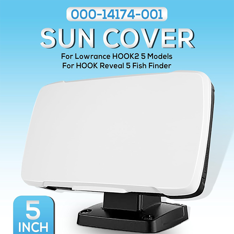 Cubierta Protectora Solar de 5 - Fish Finder Lowrance Hook reseña y precio