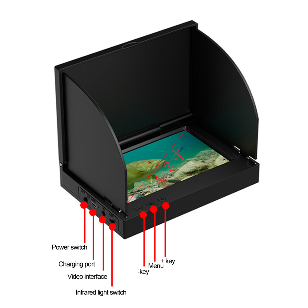 Buscador de peces con pantalla - Fish Finder Ice Fishing reseña y precio