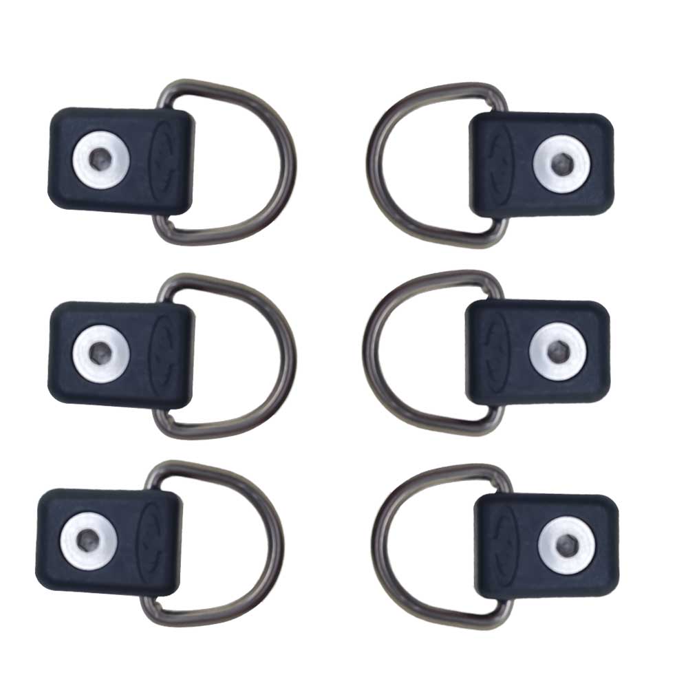 6 piezas de anillas en D de ac - Fish Finder Transducer Mount reseña y precio