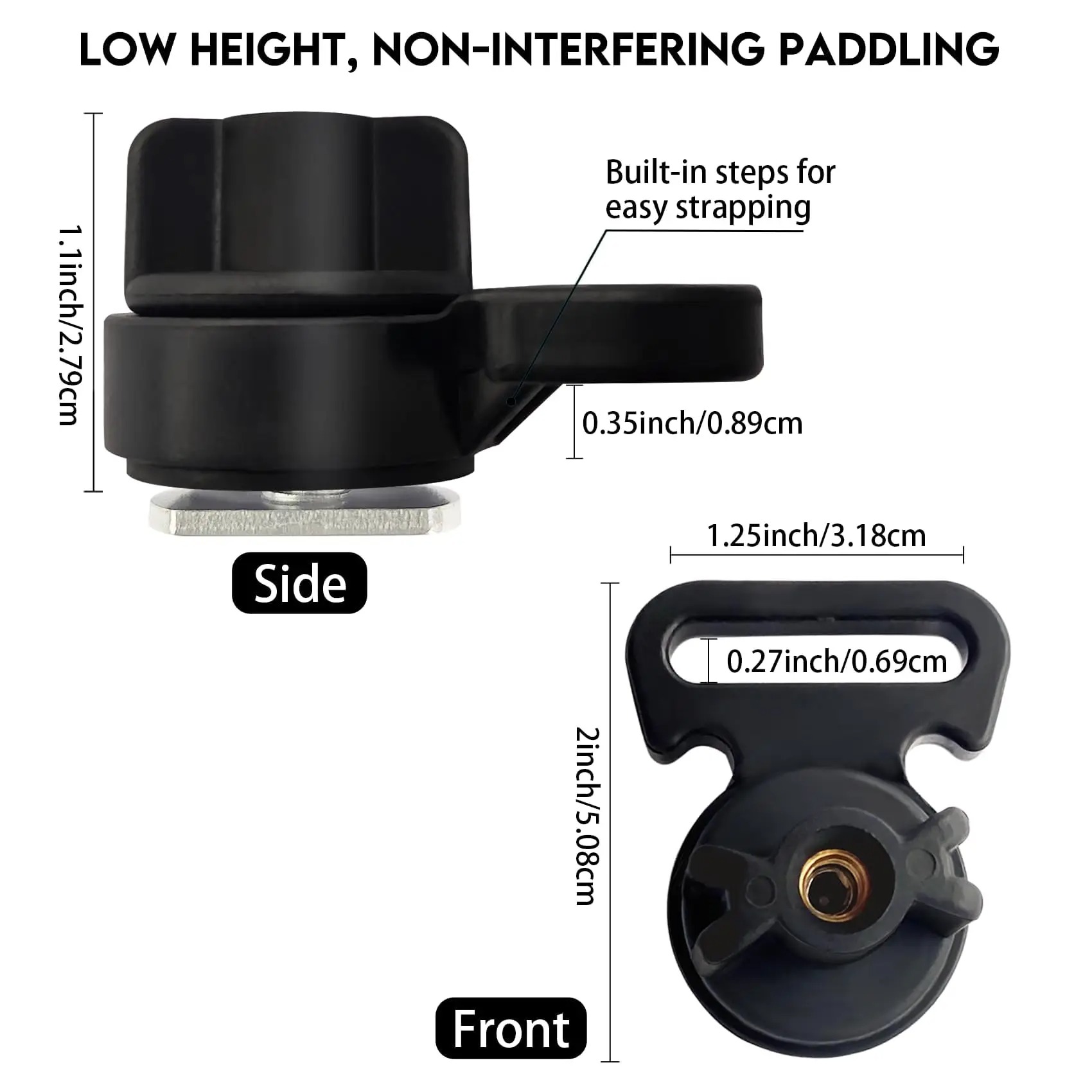 Amarre de pista de Kayak, mont - Fish Finder Transducer Mount reseña y precio