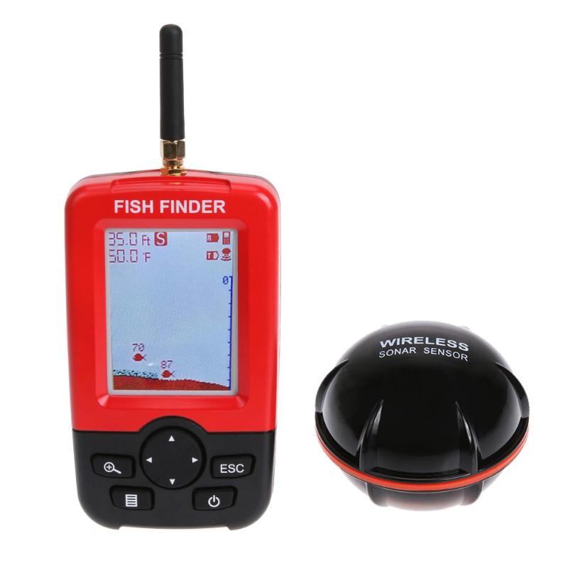 Sensor de Sonar inalámbrico de - Chirp Sonar Fish Finder reseña y precio
