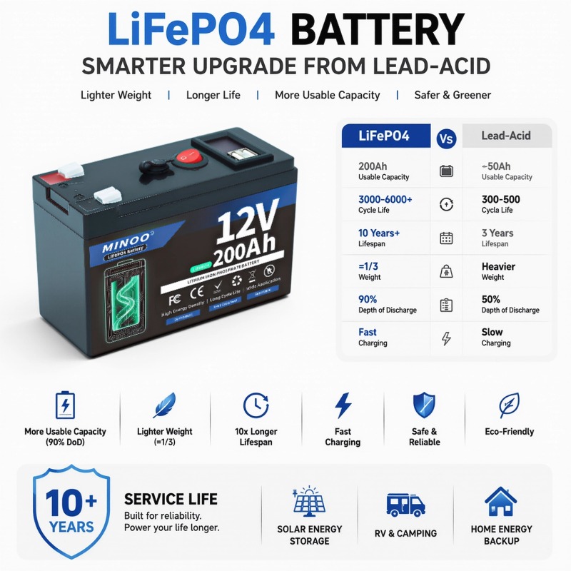 Batería solar LiFePO4 de 12V 2 - Fish Finder Battery 12V reseña y precio