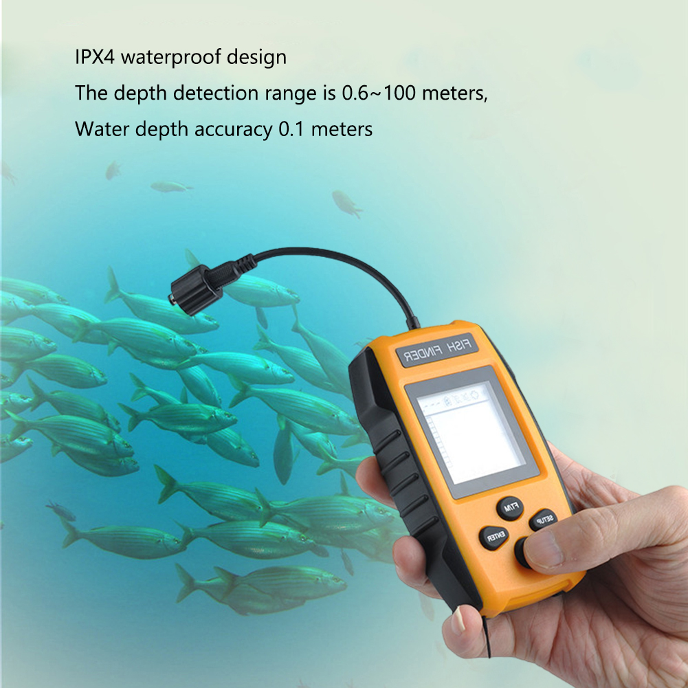 Sonar buscador de peces de 100 - Fish Finder Transducer 200Khz reseña y precio