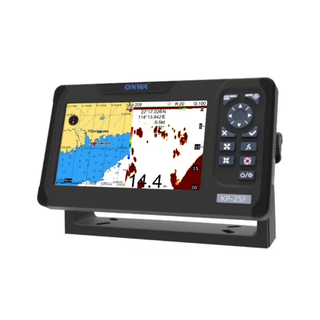ONWA KP-25F Plotter de cartas  - Fish Finder Transducer 200Khz reseña y precio